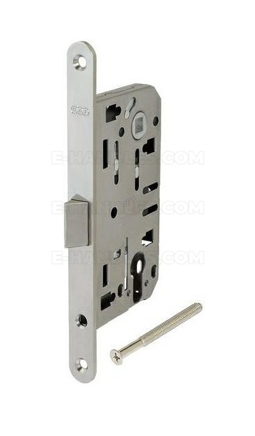 Zamek AGB Mediana EVOLUTION drzwiowy na wkładkę 85/60 chrom mat F18 B011036034, symbol B011036034